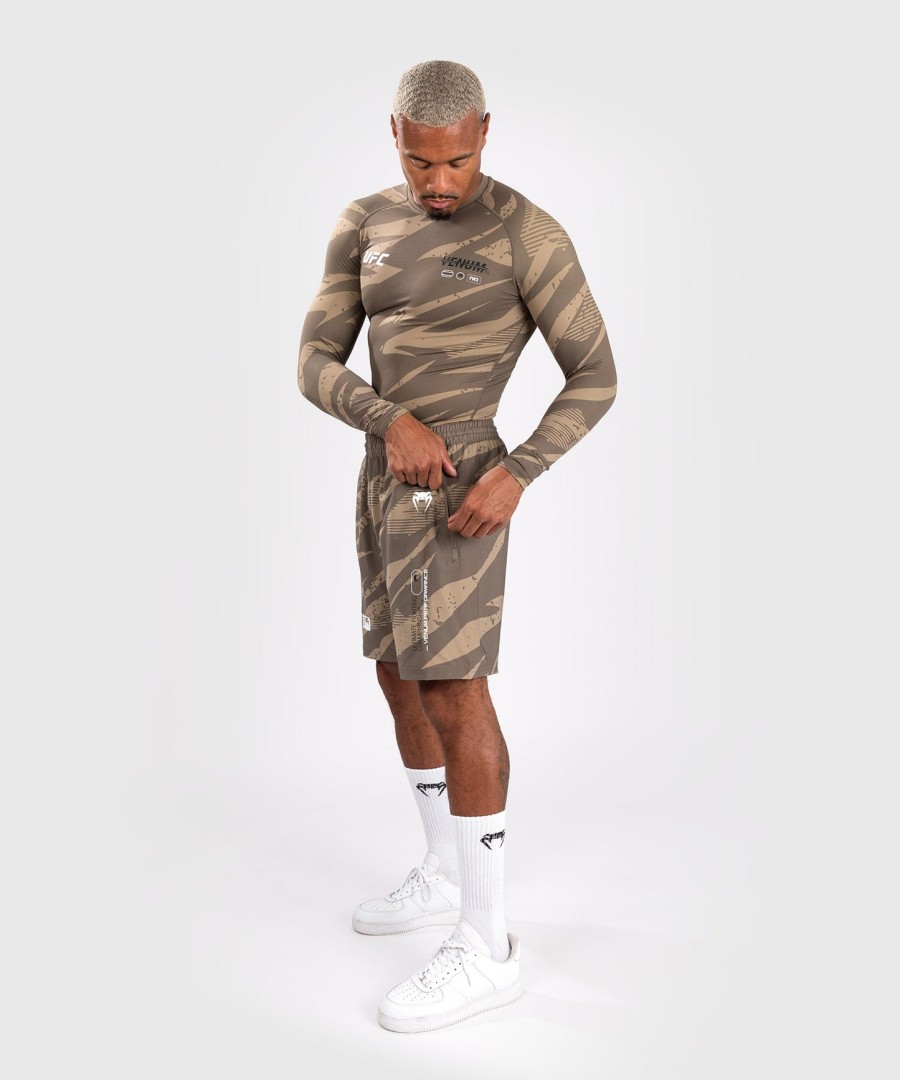 ufc adrenaline by venum fight week performance herre shorts - desert camo
