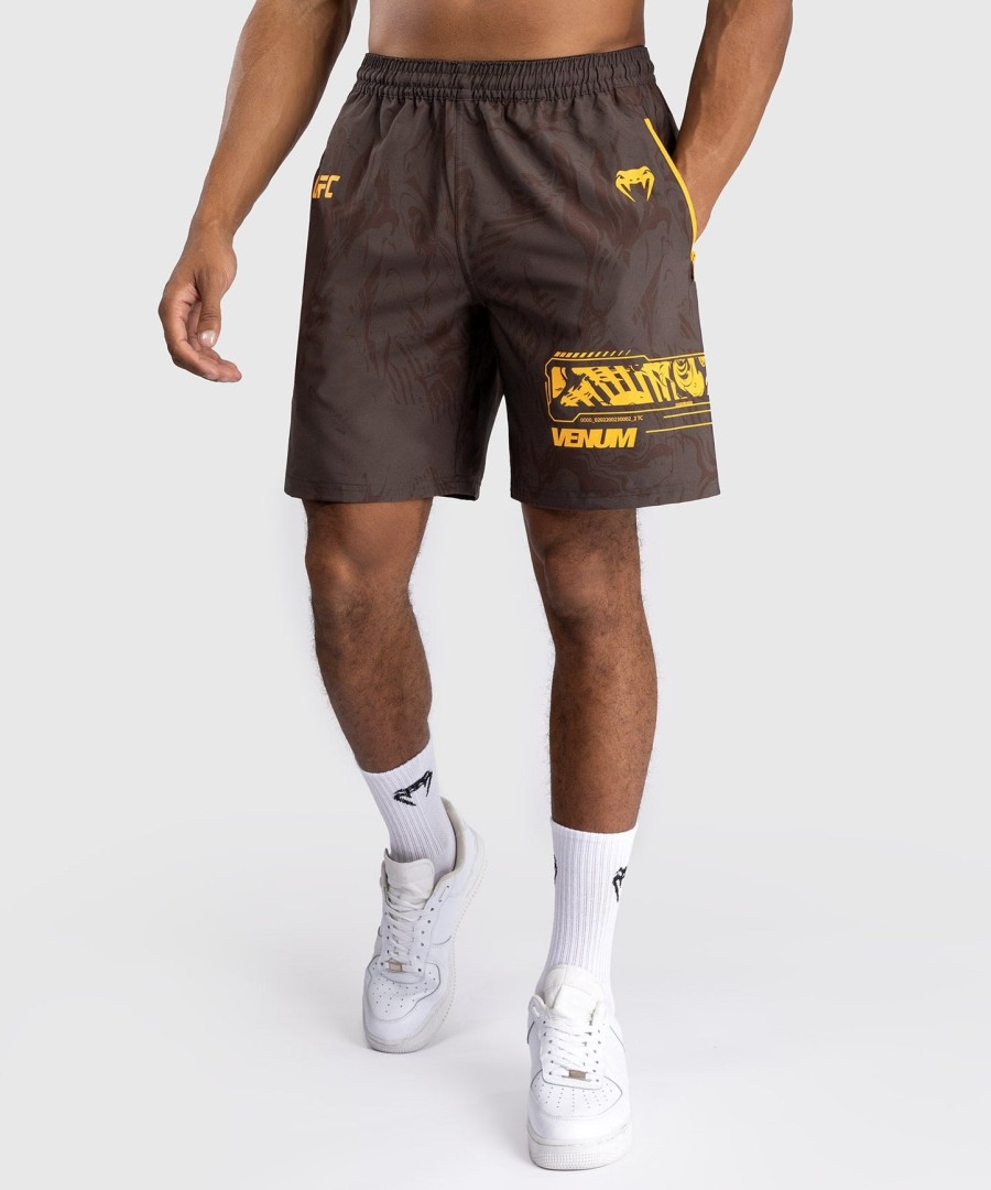 ufc fusion by venum fight week herre performance shorts - jordbrun
