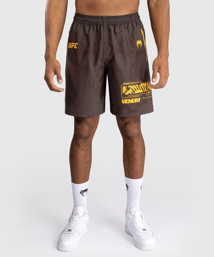 ufc fusion by venum fight week herre performance shorts - jordbrun