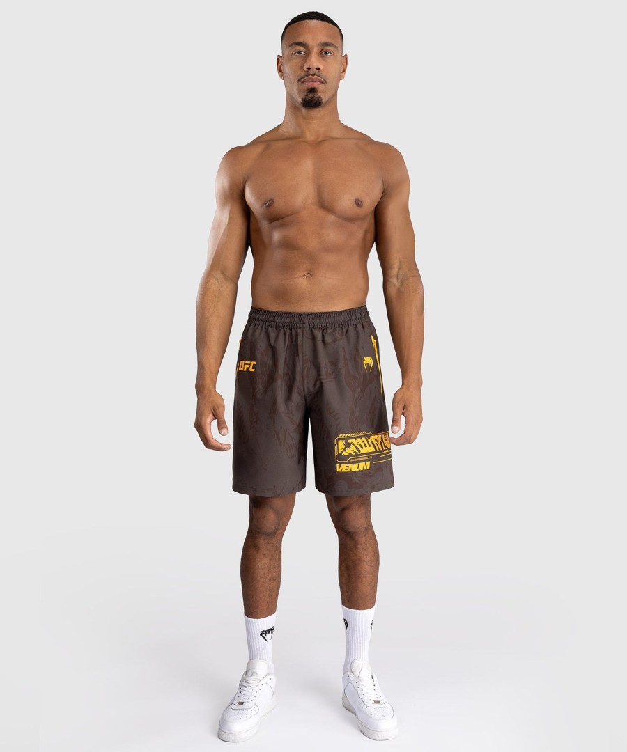ufc fusion by venum fight week herre performance shorts - jordbrun