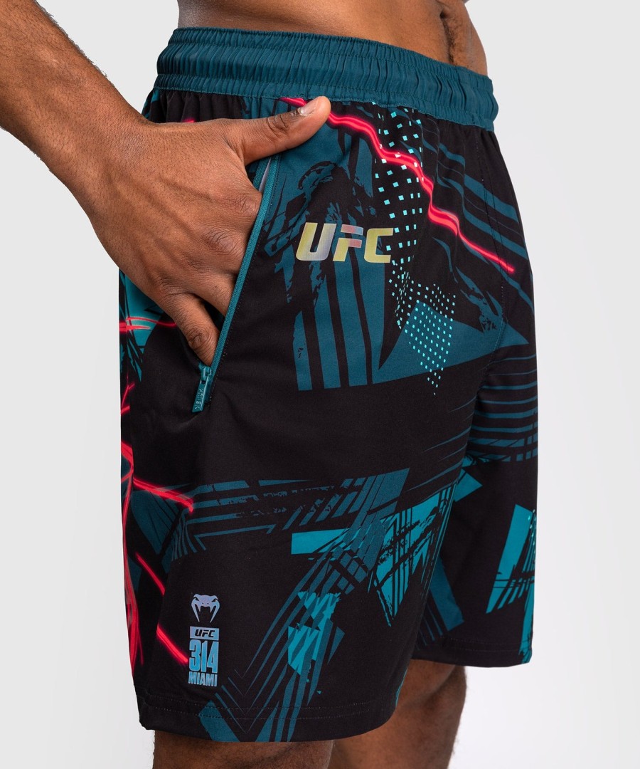 ufc fusion af venum miami edition fight week herre performance shorts - sort