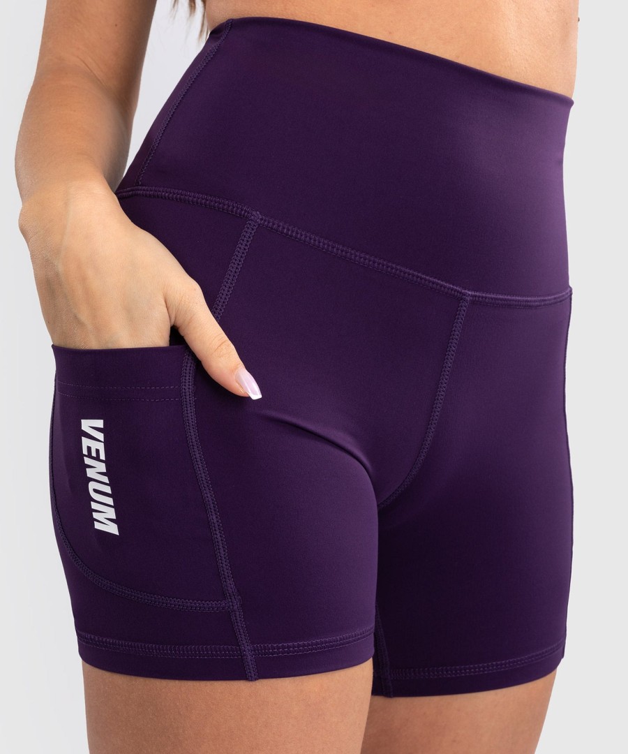 venum essential cykelshorts til kvinder - dyb lilla