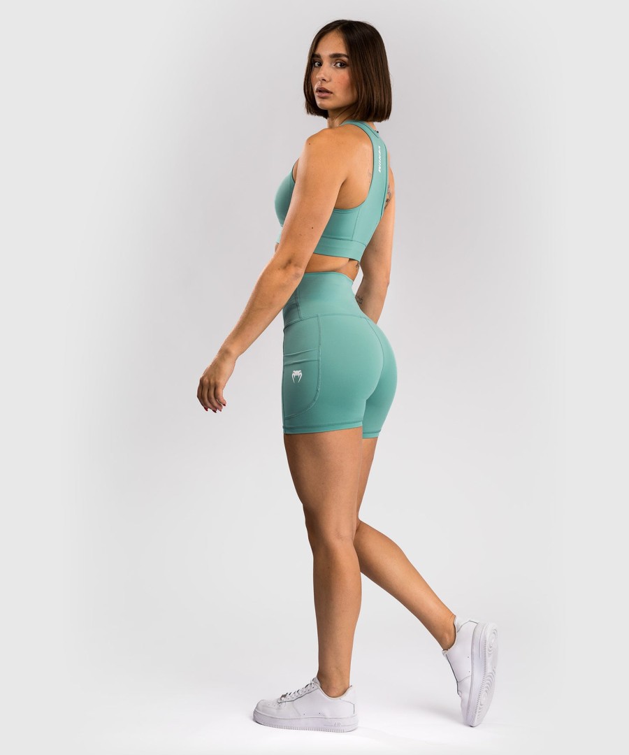 venum essential cykelshorts til kvinder - aqua grøn