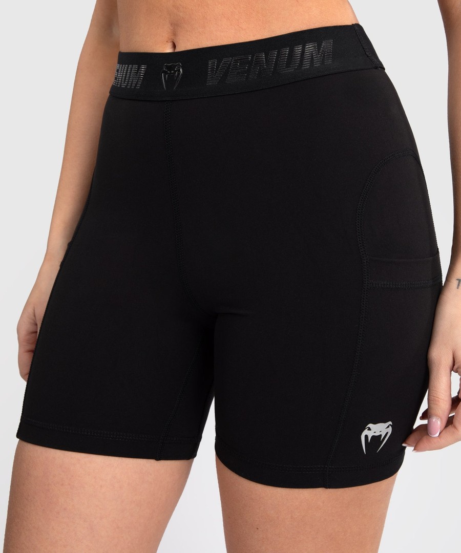 venum elevate dame lange valetudo shorts- sort