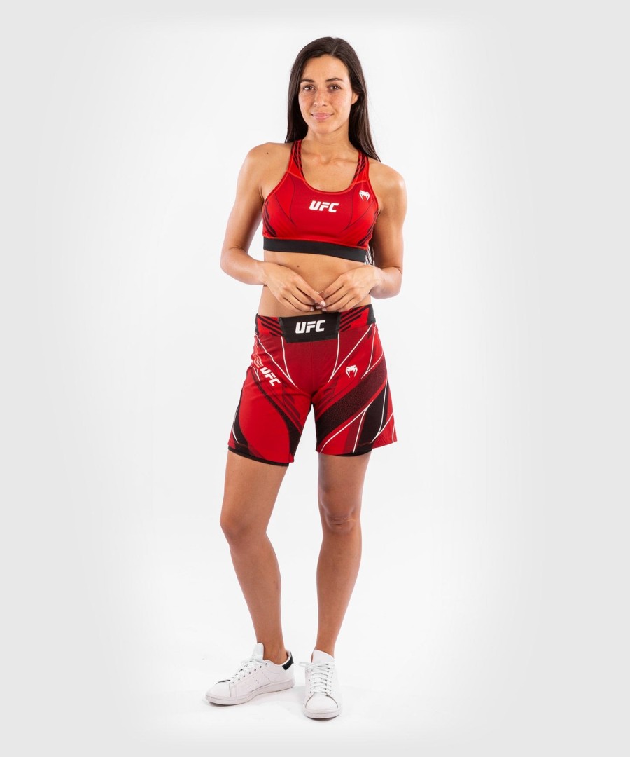 ufc venum authentic fight night dameshorts - lang pasform - rød