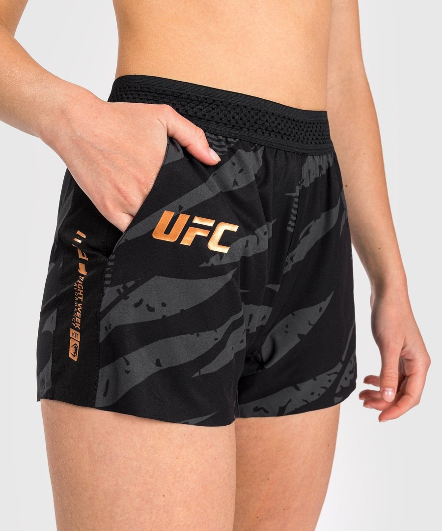 ufc adrenaline by venum fight week dame performance shorts - urban camo