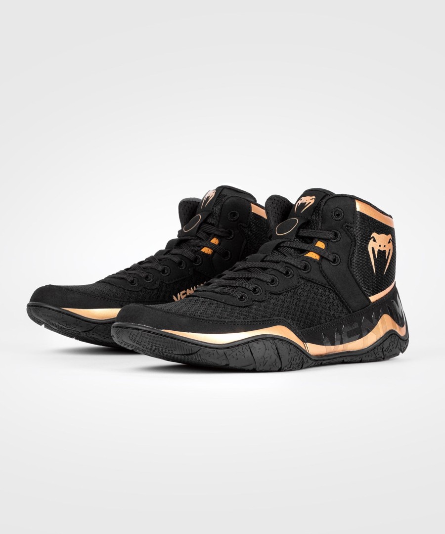 venum elite wrestling sko - sortbronze
