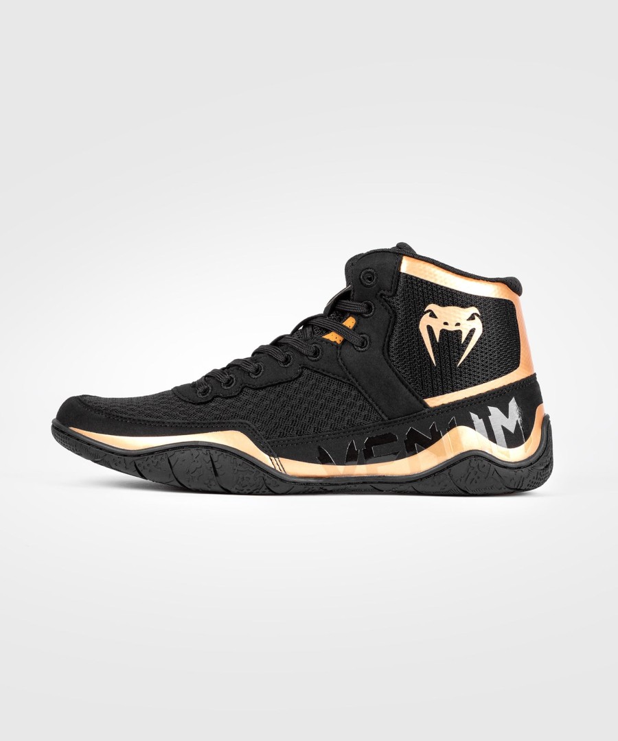 venum elite wrestling sko - sortbronze
