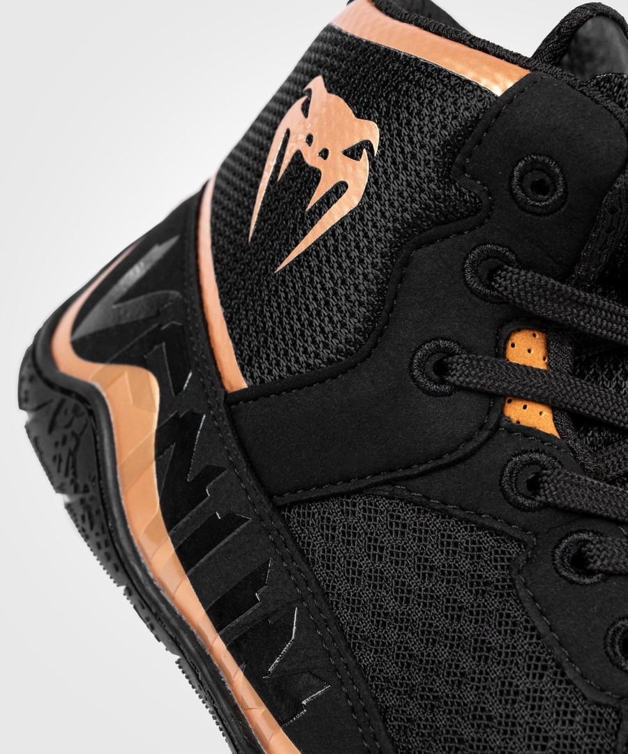 venum elite wrestling sko - sortbronze
